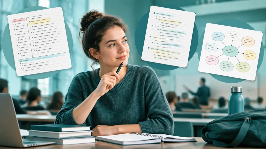So sánh Cornell, Outline và Mind Map: Phương pháp ghi chép hiệu quả cho học tăng tốc nào giữ lại kiến thức tốt nhất trong bài giảng nhanh?