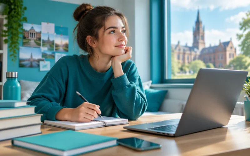 preparing for university admission during break